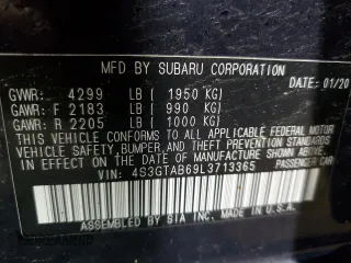 2020 Subaru Impreza с VIN 4S3GTAB69L3713365, выставлен на аукционе Copart как лот 51605555 с пробегом 84 673 миль миль и Списание • Salvage title. История ставок и продаж доступна на DreamBid. Изображение 12.