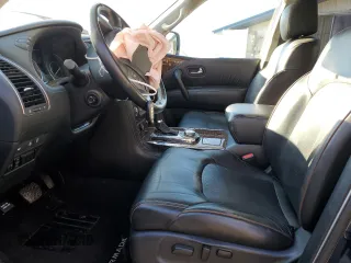 2018 Nissan Armada Platinum with VIN JN8AY2NE0J9732269, listed as a Copart auction lot 84616674 with 89,443 mi miles and Salvage Title. Bid and sale history available at carsss.com. Image 7.