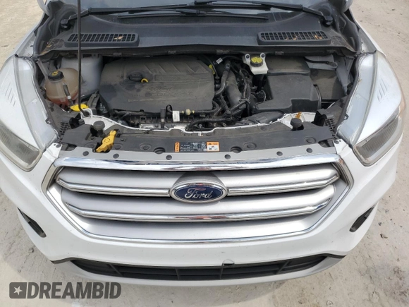 2017 Ford Escape SE with VIN 1FMCU0GD9HUE00634, listed as a Copart auction lot 53939945 with 102,109 mi miles and Salvage Title. Bid and sale history available at DreamBid. Image 12.