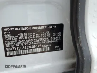 2018 MINI Countryman Cooper S z VIN WMZYT3C39J3D99415, wystawiony jako Copart lot #56090825 z przebiegiem 48 617 mil mil oraz Szkoda całkowita • Salvage title. Historia ofert i sprzedaży dostępna na DreamBid. Obrazek 14.