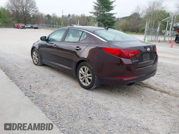 2013 Kia Optima LX with VIN 5XXGM4A73DG234806, listed as a IAAI auction lot 41917871 with 219,058 mi miles. Bid and sale history available at carsss.com. Image 3.