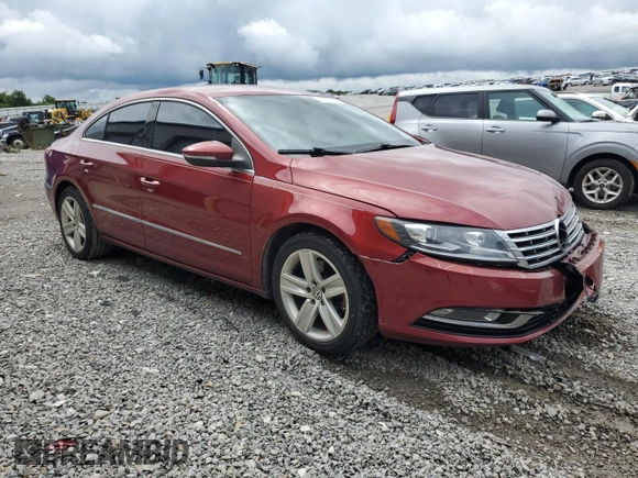2013 Volkswagen CC Sport with VIN WVWBN7AN9DE549265, listed as a Copart auction lot 61805604 with 185,247 mi miles and Salvage Title. Bid and sale history available at carsss.com. Image 4.