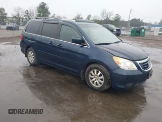 2010 Honda Odyssey EX-L with VIN 5FNRL3H66AB050185, listed as a IAAI auction lot 41875667 with 296,266 mi miles. Bid and sale history available at carsss.com. Image 1.