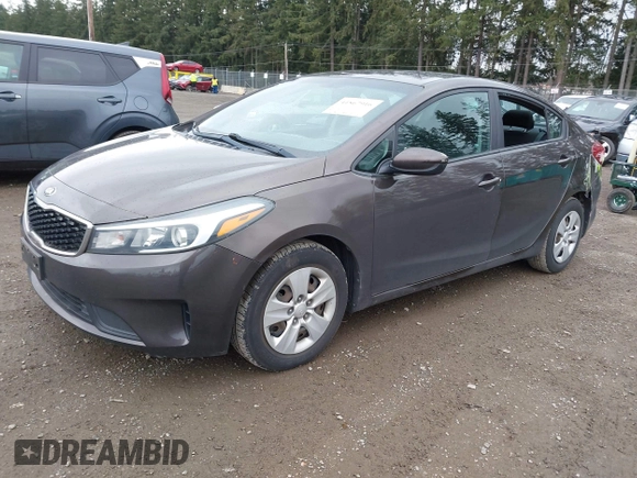 2017 Kia Forte LX with VIN 3KPFK4A74HE018334, listed as a IAAI auction lot 41867916 with 91,671 mi miles. Bid and sale history available at carsss.com. Image 18.