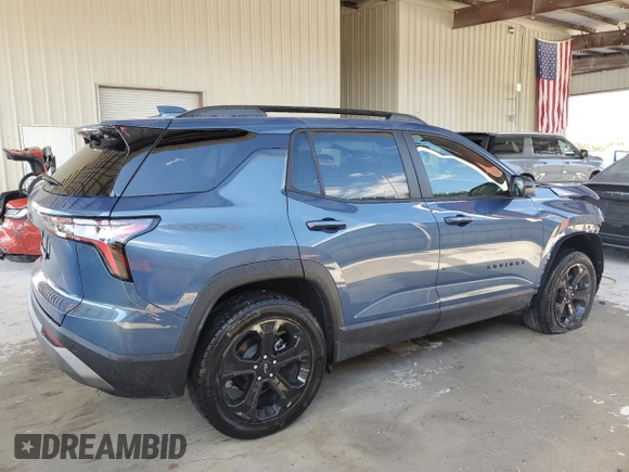 2025 Chevrolet Equinox FWD LT with VIN 3GNAXHEG0SL156380, listed as a Copart auction lot 52613955 with 1,928 mi miles and Salvage Title. Bid and sale history available at DreamBid. Image 3.