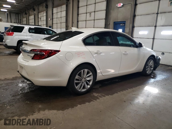 2015 Buick Regal Premium II with VIN 2G4GS5GX0F9225943, listed as a Copart auction lot 88137765 with 155,445 mi miles and Salvage title. Bid and sale history available at DreamBid. Image 3.