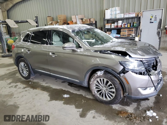 2017 Lincoln MKX Select with VIN 2LMPJ6KR4HBL38960, listed as a Copart auction lot 45810275 with 88,953 mi miles and Salvage Title. Bid and sale history available at carsss.com. Image 4.