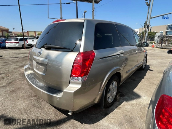 2004 Nissan Quest SE with VIN 5N1BV28UX4N347885, listed as a Copart auction lot 73199214 with 0 mi miles and Clean Title. Bid and sale history available at carsss.com. Image 4.