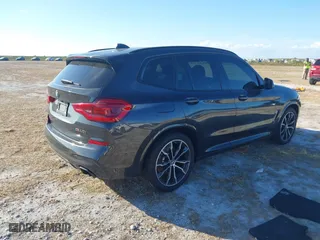 2021 BMW X3 M40i with VIN 5UXTY9C06M9E24839, listed as a IAAI auction lot 40687039 with 38,222 mi miles. Bid and sale history available at carsss.com. Image 4.