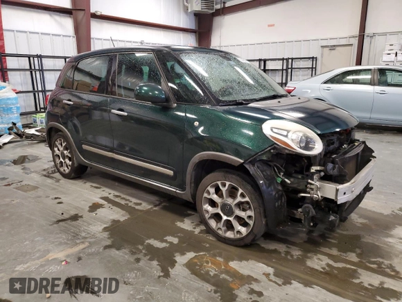 2014 FIAT 500L Trekking z VIN ZFBCFADH8EZ017409, wystawiony jako Copart lot #52185075 z przebiegiem 142 766 mil mil oraz Szkoda całkowita • Salvage title. Historia ofert i sprzedaży dostępna na DreamBid. Obrazek 4.