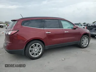 2015 Chevrolet Traverse LT with VIN 1GNKRGKDXFJ237029, listed as a Copart auction lot 62574245 with 148,409 mi miles and Salvage title. Bid and sale history available at DreamBid. Image 3.