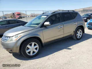 2004 Nissan Murano SL with VIN JN8AZ08W84W323643, listed as a Copart auction lot 66368854 with 190,304 mi miles and Salvage Title. Bid and sale history available at carsss.com. Image 1.