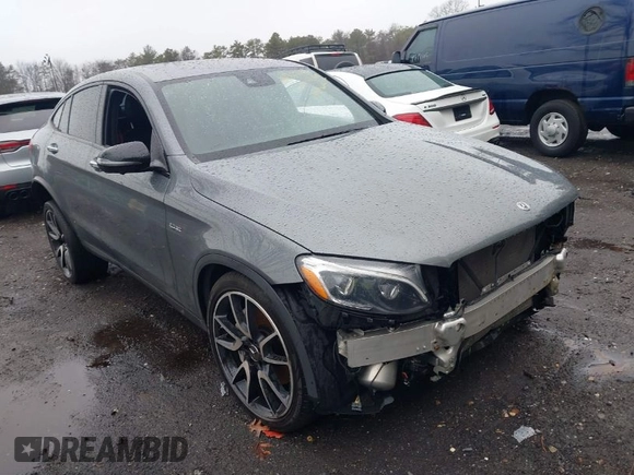2019 Mercedes-Benz GLC with VIN WDC0J6EB0KF637507, listed as a IAAI auction lot 41762151 with 36,339 mi miles. Bid and sale history available at carsss.com. Image 1.