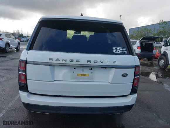 2019 Land Rover Range Rover with VIN SALGR2RV3KA563015, listed as a IAAI auction lot 41680460 with 83,463 mi miles. Bid and sale history available at carsss.com. Image 16.