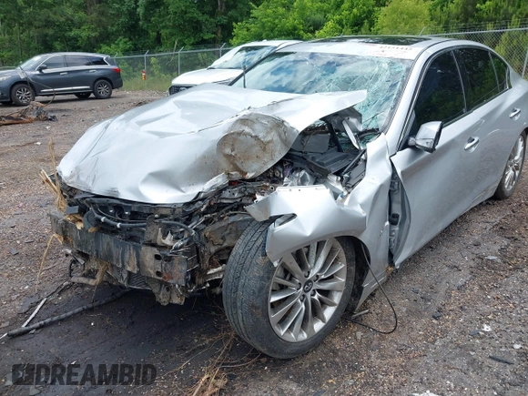 2019 Infiniti Q50 Luxe z VIN JN1EV7AP6KM512713, wystawiony jako IAAI lot #42151445 z przebiegiem Nie podano mil oraz . Historia ofert i sprzedaży dostępna na DreamBid. Obrazek 6.