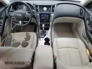 2014 Infiniti Q50 with VIN JN1BV7AP5EM678499, listed as a Copart auction lot 47460365 with 84,286 mi miles and Salvage Title. Bid and sale history available at carsss.com. Image 8.