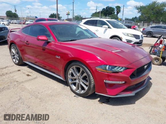 2019 Ford Mustang GT with VIN 1FA6P8CF1K5178208, listed as a IAAI auction lot 42818966 with 38,377 mi miles and . Bid and sale history available at DreamBid. Image 1.