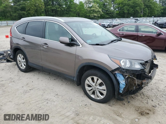 2013 Honda CR-V EX-L z VIN 5J6RM4H70DL010742, wystawiony jako Copart lot #57632075 z przebiegiem 214 178 mil mil oraz Tytuł czysty. Historia ofert i sprzedaży dostępna na DreamBid. Obrazek 4.