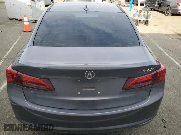2017 Acura TLX w/Technology Pkg with VIN 19UUB1F52HA009116, listed as a Copart auction lot 47308735 with 99,887 mi miles and Salvage Title. Bid and sale history available at carsss.com. Image 6.