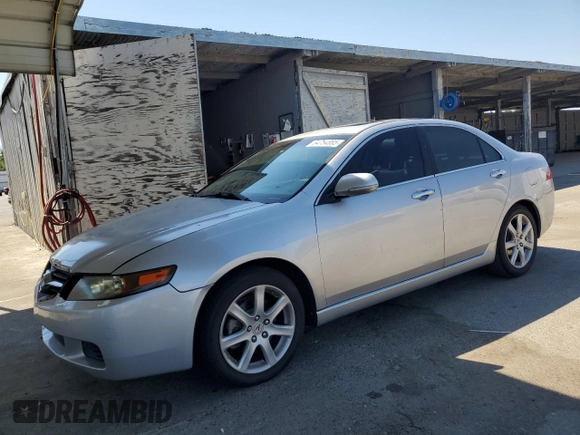 2005 Acura TSX with VIN JH4CL96995C009623, listed as a Copart auction lot 64754885 with 189,295 mi miles and Salvage title. Bid and sale history available at DreamBid. Image 1.