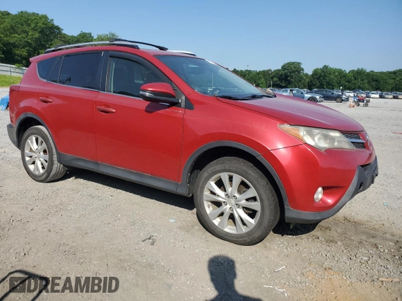 2013 Toyota RAV4 Limited with VIN JTMDFREV5DD013317, listed as a Copart auction lot 61211515 with 228,625 mi miles and Salvage title. Bid and sale history available at DreamBid. Image 4.