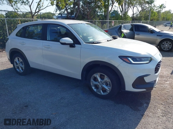 2024 Honda HR-V LX with VIN 3CZRZ1H32RM702956, listed as a IAAI auction lot 41975123 with 10,083 mi miles. Bid and sale history available at carsss.com. Image 1.