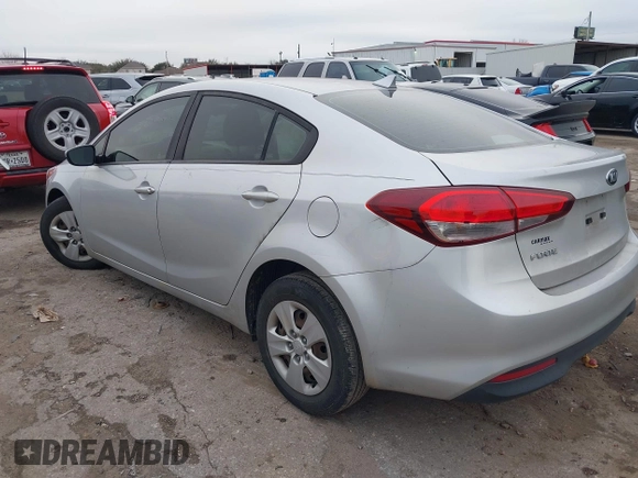 2018 Kia Forte LX with VIN 3KPFK4A73JE193261, listed as a IAAI auction lot 41645310 with 52,067 mi miles. Bid and sale history available at carsss.com. Image 3.