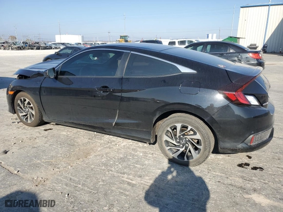 2017 Honda Civic Coupe LX-P with VIN 2HGFC4B07HH304022, listed as a Copart auction lot 82953274 with 85,132 mi miles and Salvage Title. Bid and sale history available at carsss.com. Image 2.