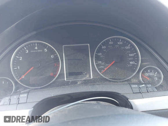 2008 Audi A4 2.0T with VIN WAUAF78E58A154637, listed as a IAAI auction lot 41750930 with Not provided miles and . Bid and sale history available at DreamBid. Image 7.