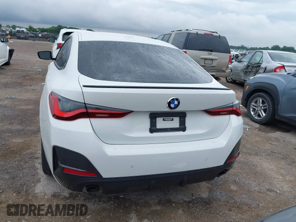 2023 BMW 4 Series 430i xDrive with VIN WBA73AV04PFP03416, listed as a IAAI auction lot 42469606 with 43,234 mi miles and . Bid and sale history available at DreamBid. Image 16.