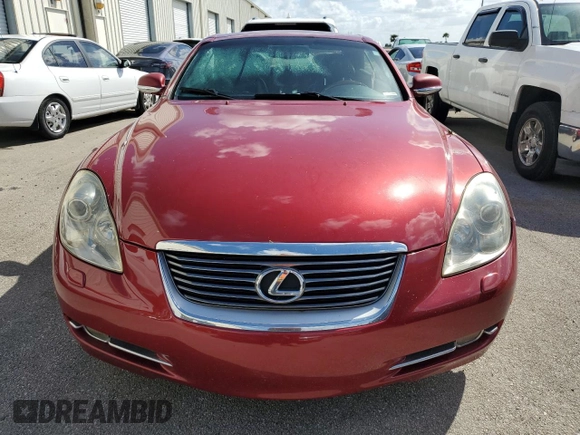 2006 Lexus SC with VIN JTHFN48Y269002090, listed as a Copart auction lot 75077884 with Not Provided miles and Non Repairable. Bid and sale history available at carsss.com. Image 5.