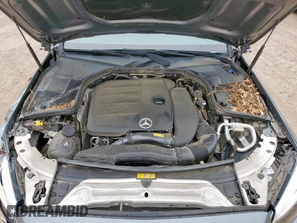 2019 Mercedes-Benz C 300 with VIN WDDWF8DB2KR516481, listed as a Copart auction lot 60709945 with 22,635 mi miles and Salvage title. Bid and sale history available at DreamBid. Image 12.