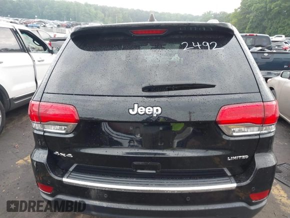 2017 Jeep Grand Cherokee Limited with VIN 1C4RJFBG9HC912492, listed as a IAAI auction lot 42161318 with Not provided miles and . Bid and sale history available at DreamBid. Image 16.