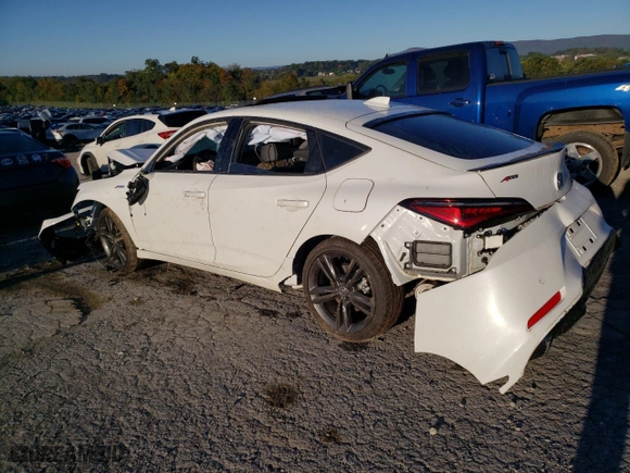 2024 Acura Integra w/A-Spec Technology Package with VIN 19UDE4G79RA028854, listed as a Copart auction lot 74223924 with 0 miles and Salvage Title. Bid and sale history available at carsss.com. Image 2.