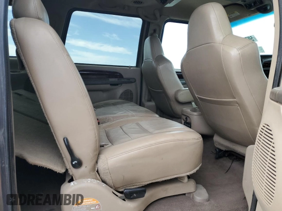2003 Ford Excursion Limited с VIN 1FMNU43S23EB13028, выставлен на аукционе Copart как лот 59771045 с пробегом 225 405 миль миль и Списание • Salvage title. История ставок и продаж доступна на DreamBid. Изображение 10.