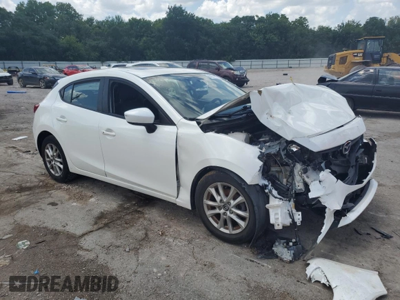 2015 Mazda 3 i Touring with VIN 3MZBM1L7XFM154245, listed as a Copart auction lot 61571995 with Not provided miles and Salvage title. Bid and sale history available at DreamBid. Image 4.