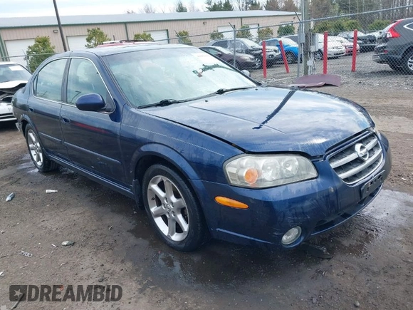 2003 Nissan Maxima GLE z VIN JN1DA31A03T412514, wystawiony jako IAAI lot #41856102 z przebiegiem 156 832 mil mil oraz . Historia ofert i sprzedaży dostępna na DreamBid. Obrazek 1.