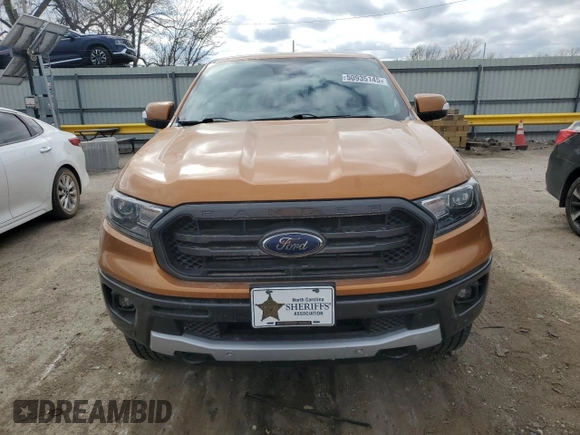 2019 Ford Ranger XL with VIN 1FTER4FHXKLA27420, listed as a Copart auction lot 50935145 with 39,431 mi miles and Salvage title. Bid and sale history available at DreamBid. Image 5.