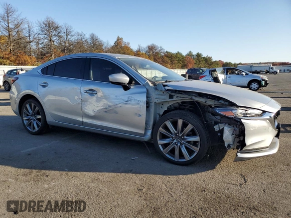 2018 Mazda 6 Grand Touring with VIN JM1GL1TY6J1306533, listed as a Copart auction lot 54505105 with 66,239 mi miles and Non Repairable. Bid and sale history available at DreamBid. Image 4.
