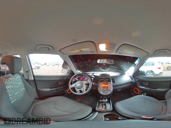 2010 Kia Soul + with VIN KNDJT2A27A7191027, listed as a Copart auction lot 50531714 with 129,680 mi miles and Salvage Title. Bid and sale history available at DreamBid. Image 12.