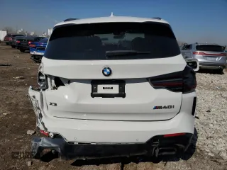 2022 BMW X3 M40i with VIN 5UX83DP03N9K37297, listed as a Copart auction lot 48956625 with 28,165 mi miles and Salvage Title. Bid and sale history available at DreamBid. Image 6.
