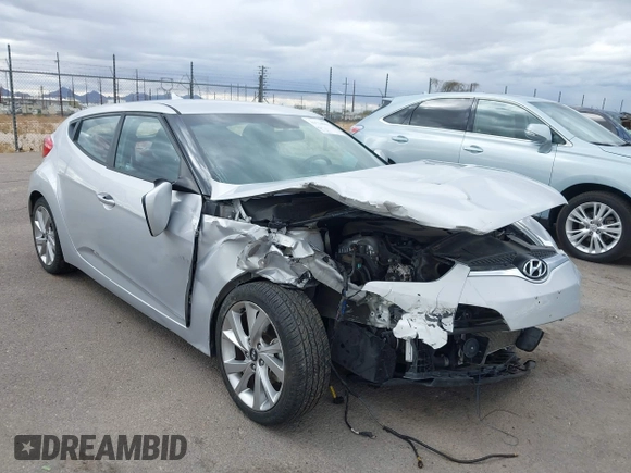 2017 Hyundai Veloster Value Edition with VIN KMHTC6AD2HU308084, listed as a IAAI auction lot 41734062 with 59,354 mi miles. Bid and sale history available at carsss.com. Image 6.