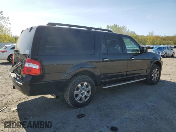 2011 Ford Expedition Max XLT with VIN 1FMJK1J58BEF22584, listed as a Copart auction lot 55484905 with 191,386 mi miles and Clean title. Bid and sale history available at DreamBid. Image 3.