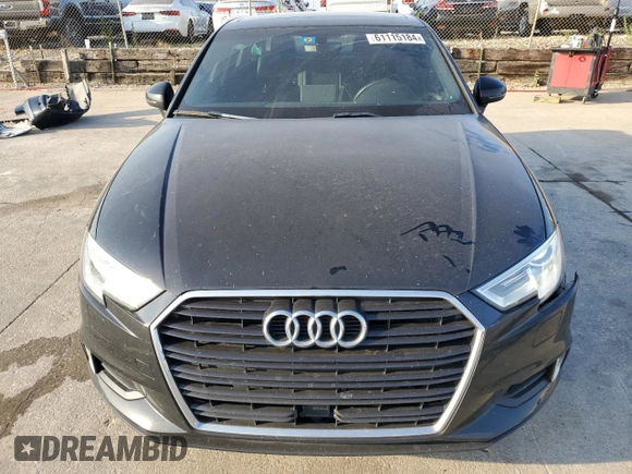 2018 Audi A3 Premium with VIN WAUAUGFF3J1092839, listed as a Copart auction lot 61115184 with 88,313 mi miles and Salvage Title. Bid and sale history available at DreamBid. Image 5.