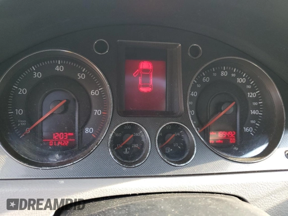 2007 Volkswagen Passat Lux with VIN WVWTK93C07E009618, listed as a Copart auction lot 76693164 with 189,492 mi miles and Salvage title. Bid and sale history available at DreamBid. Image 9.