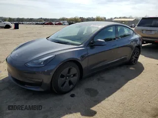 2023 Tesla Model 3 with VIN 5YJ3E1EA8PF699931, listed as a Copart auction lot 49293795 with 13,119 mi miles and Salvage Title. Bid and sale history available at DreamBid. Image 1.