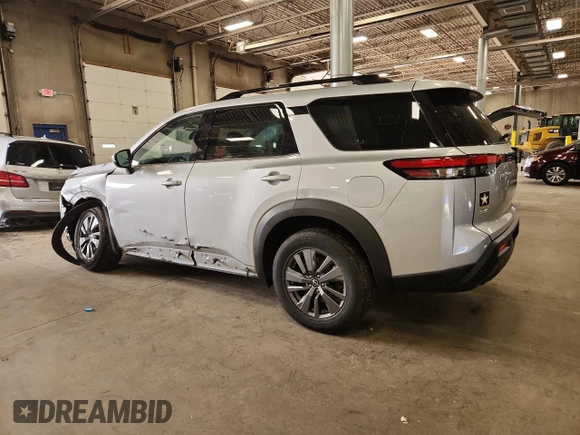 2022 Nissan Pathfinder SV с VIN 5N1DR3BC5NC239528, выставлен на аукционе Copart как лот 59154245 с пробегом 39 324 миль миль и Списание • Salvage title. История ставок и продаж доступна на DreamBid. Изображение 2.