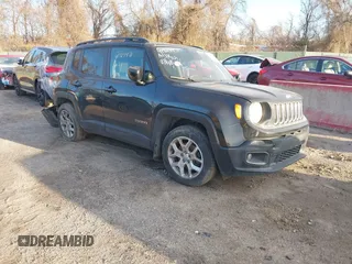 2018 Jeep Renegade Latitude with VIN ZACCJABB7JPH15240, listed as a IAAI auction lot 41727971 with 96,853 mi miles and . Bid and sale history available at carsss.com. Image 1.