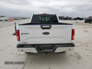 2017 Ford F-150 XL with VIN 1FTEX1CP9HKC59893, listed as a Copart auction lot 51654115 with 105,856 mi miles and Salvage Title. Bid and sale history available at carsss.com. Image 6.
