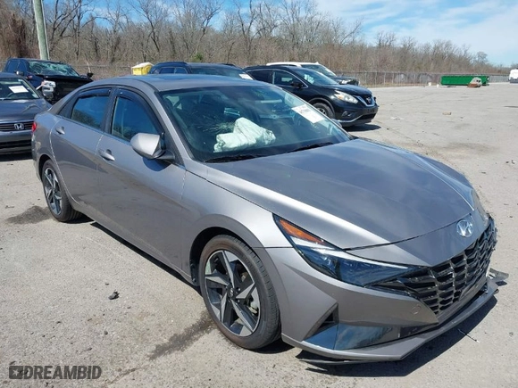 2023 Hyundai Elantra Hybrid Limited with VIN KMHLN4AJ8PU036420, listed as a IAAI auction lot 41718803 with 29,337 mi miles. Bid and sale history available at carsss.com. Image 1.